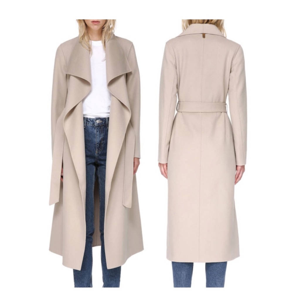 🤍Mackage Mai 100% Wool Coat Beige XXS